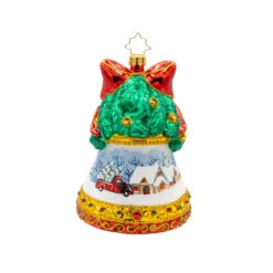 Christopher Radko Scenic Chimes Bell Glass Christmas Ornament 1022101 -The Christmas Shop 1022101.bk 05955.1739298541