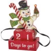 Primitives By Kathy Snowman Days To Go Christmas Countdown 115323 -The Christmas Shop 115323 93746.1675967188