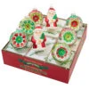Christopher Radko Shiny Brite Holiday Splendor 8 Count Figures And Reflector Rounds Glass Christmas Ornament Set 4028264 -The Christmas Shop 4028264 03061.1739460323
