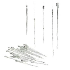 Department 56 24 Pc Glass Icicle Ornament Set 4028568
