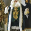 Raz 24.25" Evergreen And Gold Santa Figure Christmas Decoration 4202398 1 Raz 24.25" Evergreen And Gold Santa Figure Christmas Decoration 4202398 -The Christmas Shop 4202398 21170.1656599535