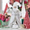 Raz 18" Silver And White Charming Holiday Santa Christmas Figure 4315517 1 Raz 18" Silver And White Charming Holiday Santa Christmas Figure 4315517 -The Christmas Shop 4315517 21346.1690489193
