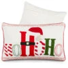 Raz 20" Ho Ho Ho Christmas Lumbar Pillow 4319312
