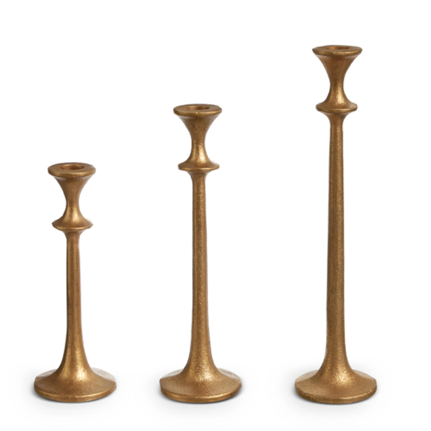 Raz 12.75" Gold Taper Christmas Candle Sticks 4402393 3 Raz 12.75" Gold Taper Christmas Candle Sticks 4402393