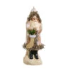 Raz 5.75" Ivory And Tan Gingham Velvet Santa Christmas Ornament 4412508 -The Christmas Shop 4412508 45292.1722452778