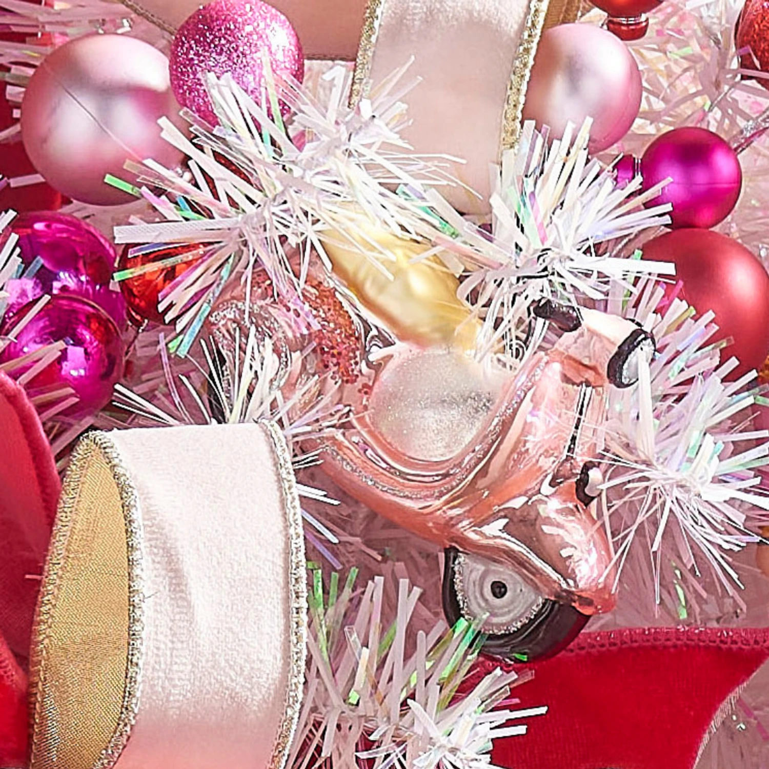 Raz 4.5" Pink Vespa Scooter Glass Christmas Ornament 4412515 3 Raz 4.5" Pink Vespa Scooter Glass Christmas Ornament 4412515