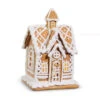 Raz 7.75" White And Brown Lighted Gingerbread House 4416148 -The Christmas Shop 4416148 50936.1753208094