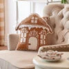 Raz 18" Gingerbread House Christmas Throw Pillow 4419337 2 Raz 18" Gingerbread House Christmas Throw Pillow 4419337 -The Christmas Shop 4419337 GBL sub 01 93467.1715630376