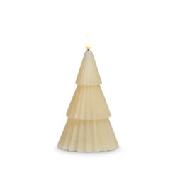 Raz 6" Ivory Christmas Tree Battery Operated Candle With Lighted Flickering Wick 4432919 5 Raz 6" Ivory Christmas Tree Battery Operated Candle With Lighted Flickering Wick 4432919 -The Christmas Shop 4432919 68675.1716401486
