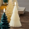 Raz 6" Ivory Christmas Tree Battery Operated Candle With Lighted Flickering Wick 4432919 -The Christmas Shop 4432919 edit 44495.1721230286