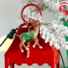 Raz 4.75" Peppermint The Reindeer Christmas Ornament 4507045 -The Christmas Shop 4507045 edit 27763.1741815270