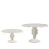Raz 10.5" White Nutcracker Pedestals Christmas Decoration Set Of 2 4510447 -The Christmas Shop 4510447 14236.1742398229