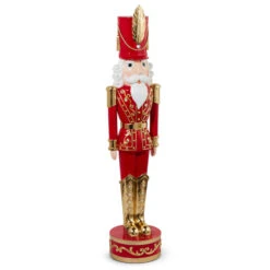 Raz 48" Large Red And Gold Traditional Nutcracker Christmas Figure 4511667 5 Raz 48" Large Red And Gold Traditional Nutcracker Christmas Figure 4511667 -The Christmas Shop 4511667 54113.1742835493
