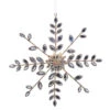 Raz 8.5" Large Clear Jewel And Brooch Snowflake Christmas Ornament 4513587 -The Christmas Shop 4513587 45446.1753804450