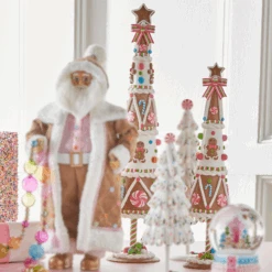 Raz 23" Large Gingerbread Trees Christmas Decoration 4515547