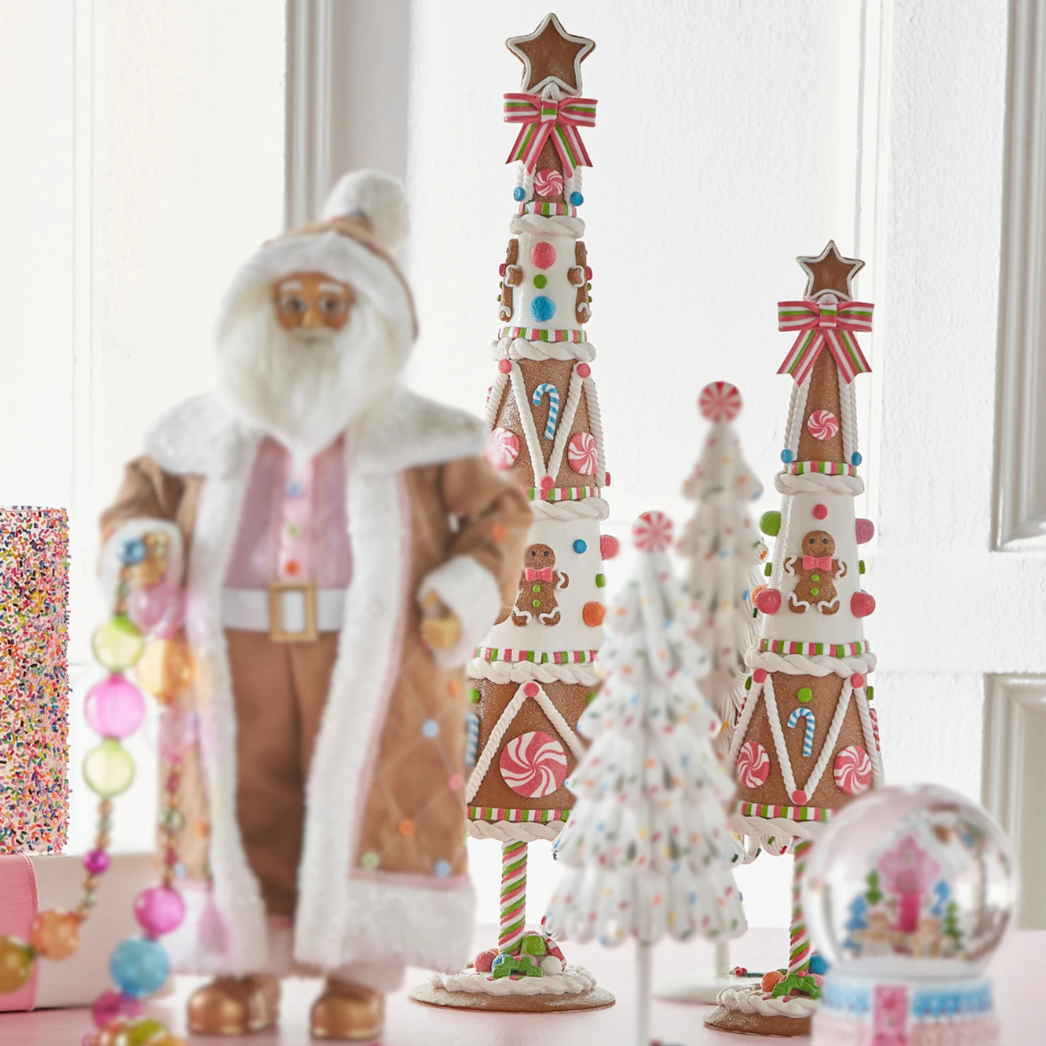 Raz 23" Large Gingerbread Trees Christmas Decoration 4515547 3 Raz 23" Large Gingerbread Trees Christmas Decoration 4515547