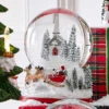 Raz 6.5" Church And Santa Christmas Water Snow Globe Decoration 4516289 -The Christmas Shop 4516289 edit 33289.1756166853