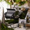 Raz 25.25" Black Metal Sleigh Christmas Decoration 4517036 -The Christmas Shop 4517036 edit 83972.1753812665