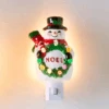 Raz 5.75" Vintage Snowman Night Light 4519202 2 Raz 5.75" Vintage Snowman Night Light 4519202 -The Christmas Shop 4519202 edit 27534.1747672348