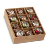 Raz 2" Multicolor Vintage Glass Christmas Ornament Box Of 12 4520925 -The Christmas Shop 4520925 18664.1756827965