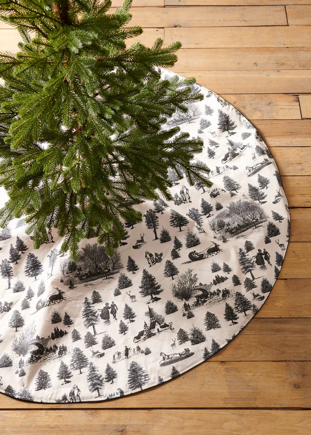 Raz 54" Through The Woods Christmas Tree Skirt 4520945 3 Raz 54" Through The Woods Christmas Tree Skirt 4520945