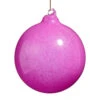 Raz 4" Pink Glitter Blown Glass Ball Christmas Ornament 4523066 -The Christmas Shop 4523066 74753.1747932504