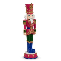 Raz 36" Multicolor Large Nutcracker Figure Christmas Decoration 4530512