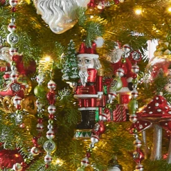 Raz Eric Cortina 7" Nutcracker Glass Christmas Ornament 4553101