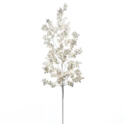 Raz 32" White Glittered Berry Cluster Christmas Tree Spray F4302392 -The Christmas Shop F4302392 1 30407.1691093264