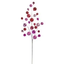 Raz 30" Pink And Red Ball Christmas Tree Spray F4402428