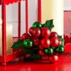 Raz 10" Ball Ornament Cluster Holly Pick Christmas Tree Spray F4506665 -The Christmas Shop F4506665 edit 59861.1751317264
