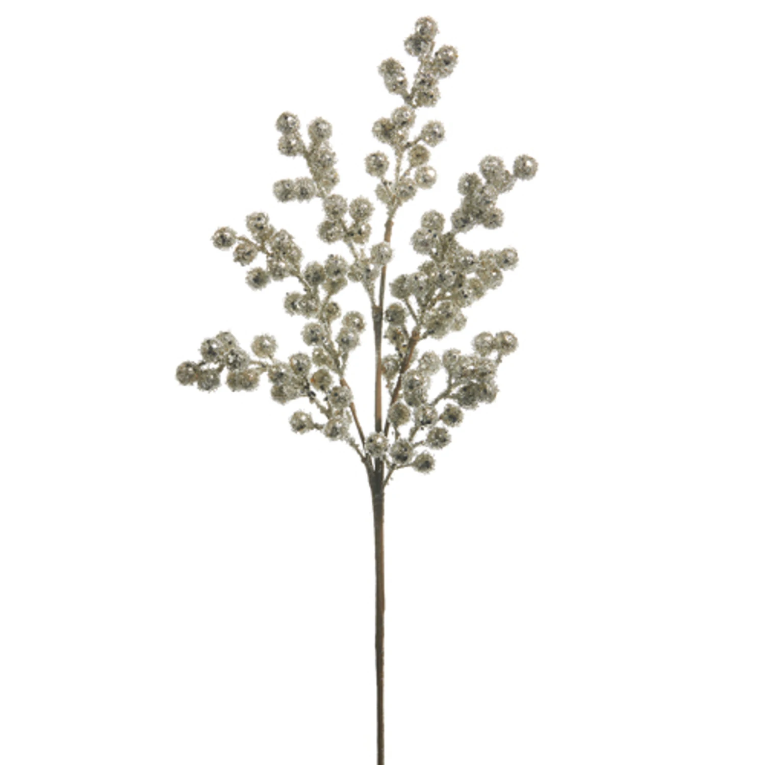 Raz 25.5" Silver Berry Christmas Tree Spray F4506719 4 Raz 25.5" Silver Berry Christmas Tree Spray F4506719 - Image 2