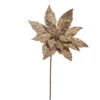 Raz 20" Soft Champagne Poinsettia Stem Christmas Tree Accessory F4506731 -The Christmas Shop F4506731 37596.1751378081