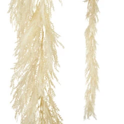 Raz 6' Off White Pampas Grass Christmas Garland G4212962