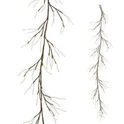 Raz 6' Lighted Mossy Garland With White Lights G4400906