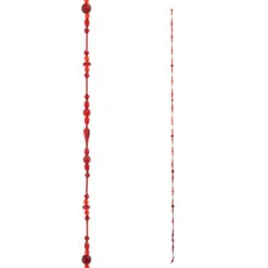 Raz 6' Red Jeweled Christmas Garland G4422920