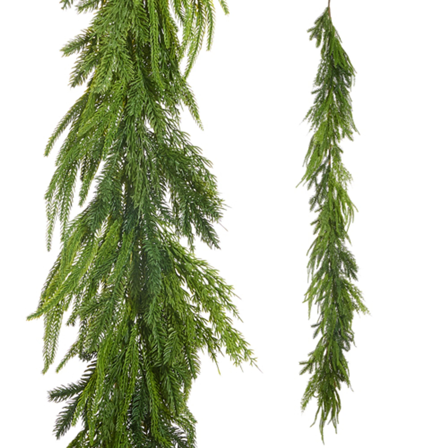 Raz 6' Mixed Greenery Real Feel Christmas Garland G4511630 4 Raz 6' Mixed Greenery Real Feel Christmas Garland G4511630 - Image 2