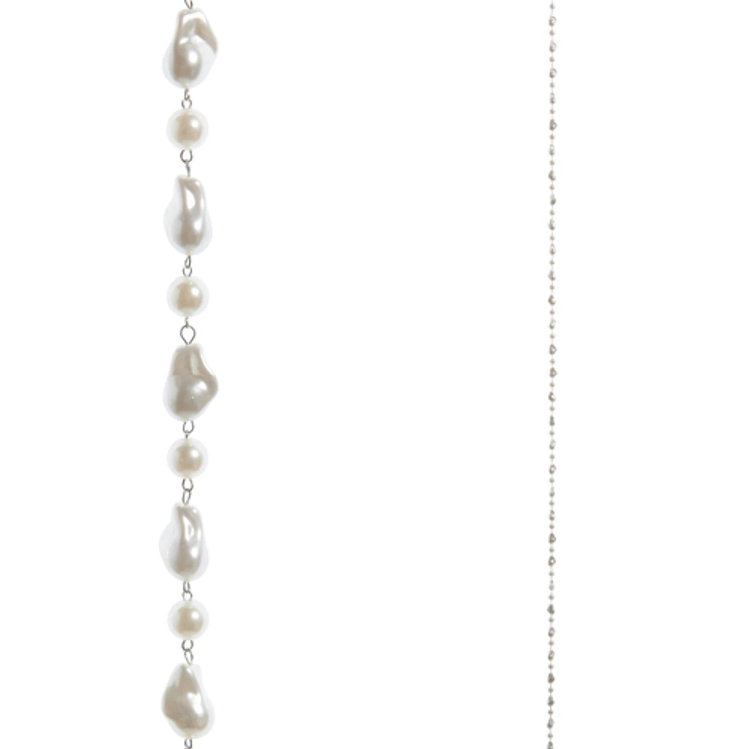 Raz 6' Pearl Christmas Tree Garland G4516241 4 Raz 6' Pearl Christmas Tree Garland G4516241 - Image 2