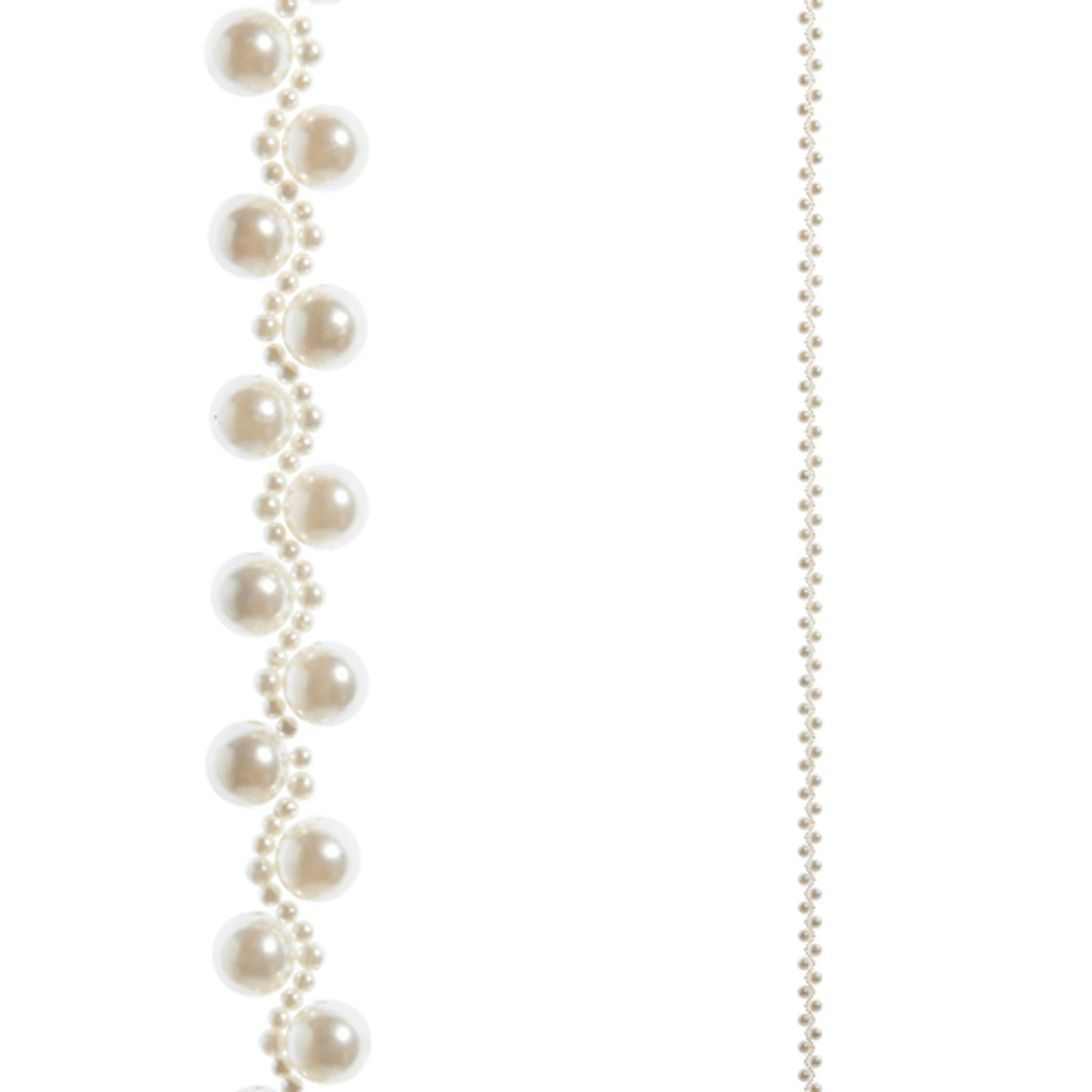 Raz 6' Pearl Rope Christmas Tree Garland G4519069 4 Raz 6' Pearl Rope Christmas Tree Garland G4519069 - Image 2