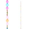Raz 6' Multicolor Glass Bead Christmas Tree Garland G4522990 -The Christmas Shop G4522990 89572.1751565489