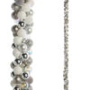 Raz 5' Silver And White Sparkle Ball Christmas Garland G4532838 -The Christmas Shop G4532838 63787.1751574588