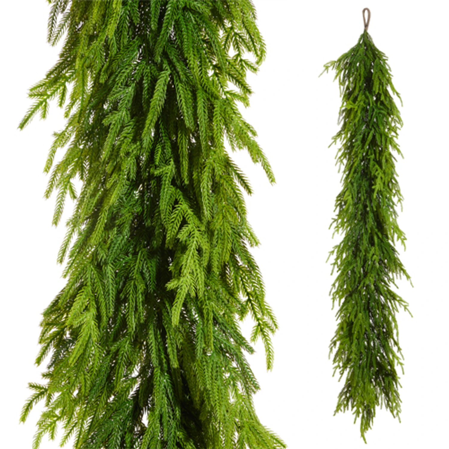 Raz 6' Norfolk Pine Real Feel Christmas Garland G4542147 3 Raz 6' Norfolk Pine Real Feel Christmas Garland G4542147