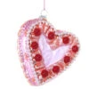Cody Foster 4.5" Vintage Heart Shaped Cake Glass Christmas Ornament GL-518 -The Christmas Shop GL 518 1 86774.1720041824