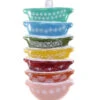 Cody Foster 5.5" Vintage Inspired Stacked Rainbow Mixing Bowl Pyrex Glass Christmas Ornament GL-665 -The Christmas Shop GL 665 1 53440.1720450397