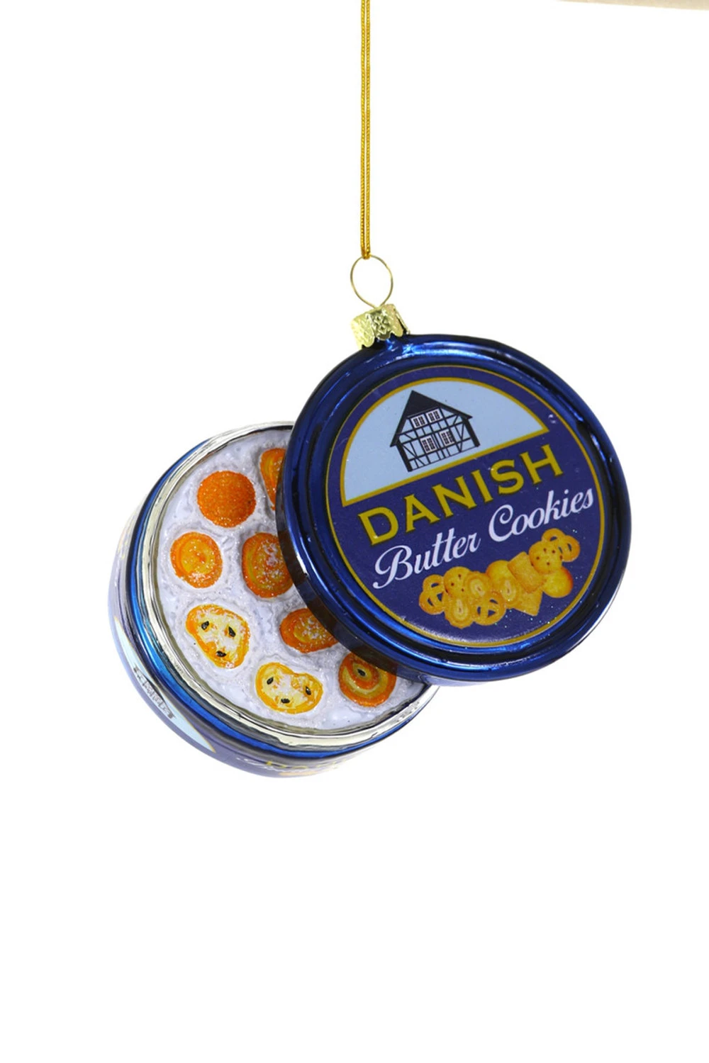 Cody Foster 4" Danish Butter Cookies Glass Christmas Ornament GO-8847 4 Cody Foster 4" Danish Butter Cookies Glass Christmas Ornament GO-8847 - Image 2