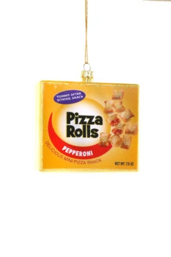 Cody Foster 3.75" Pizza Rolls Glass Christmas Ornament GO-8874