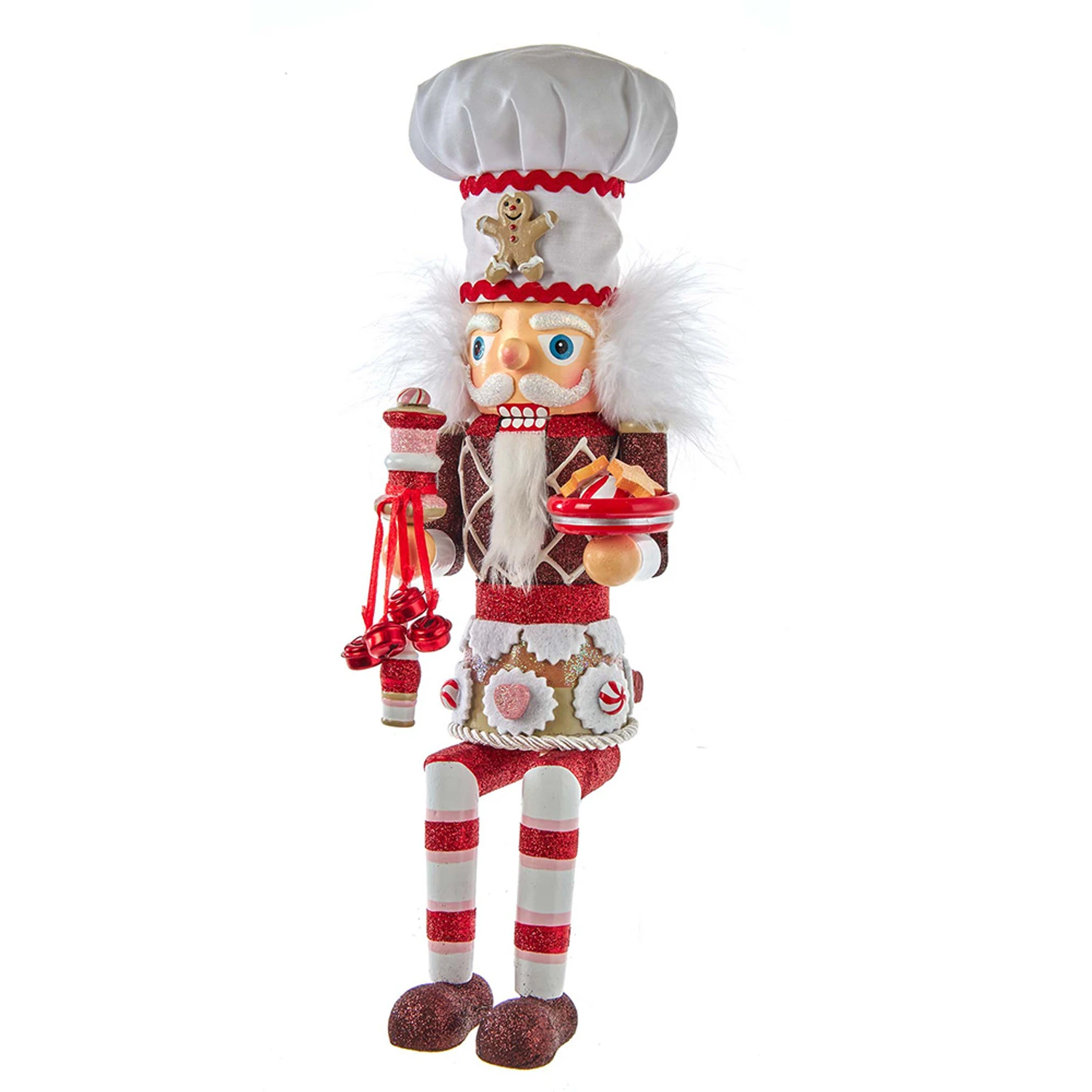 15" Hollywood Nutcrackers Gingerbread Baker Shelf Sitter Christmas Nutcracker HA0614 3 15" Hollywood Nutcrackers Gingerbread Baker Shelf Sitter Christmas Nutcracker HA0614