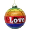 December Diamonds 4" Rainbow LOVE Glass Christmas Ornament 79-81111 -The Christmas Shop Item79 81111.jpg 95955.1687365180