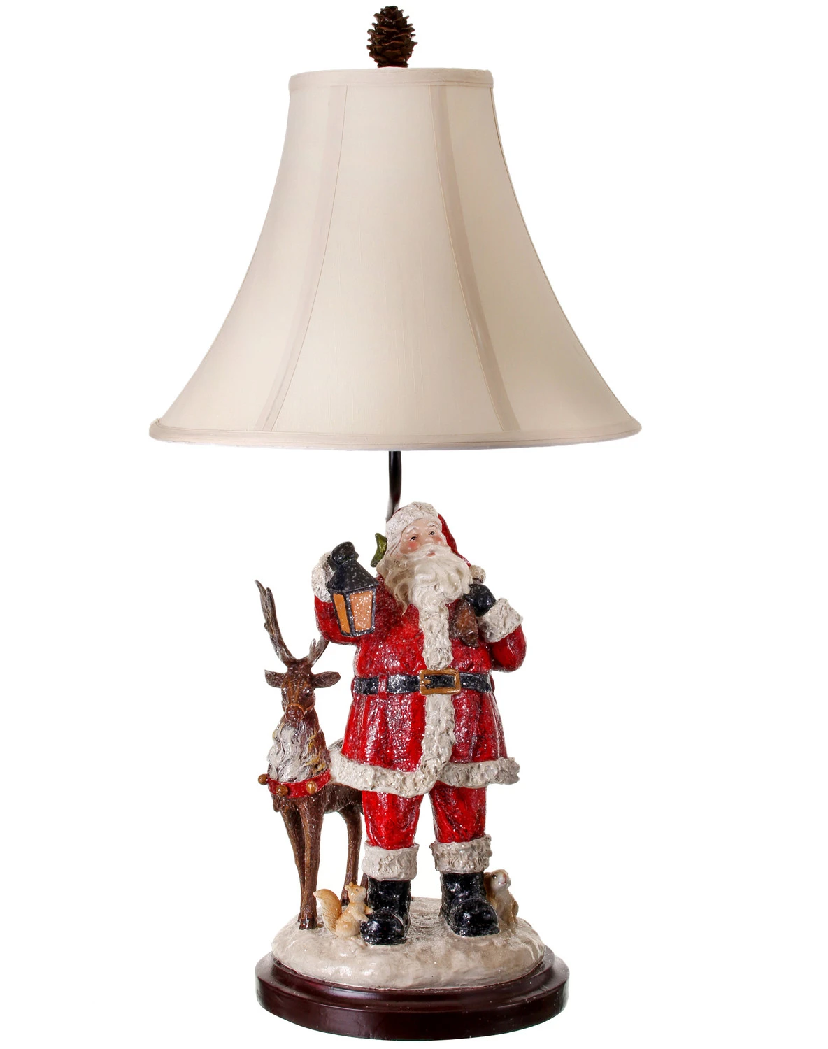 Regency 29" Santa With Forest Friends Christmas Lamp MTX60846 4 Regency 29" Santa With Forest Friends Christmas Lamp MTX60846 - Image 2