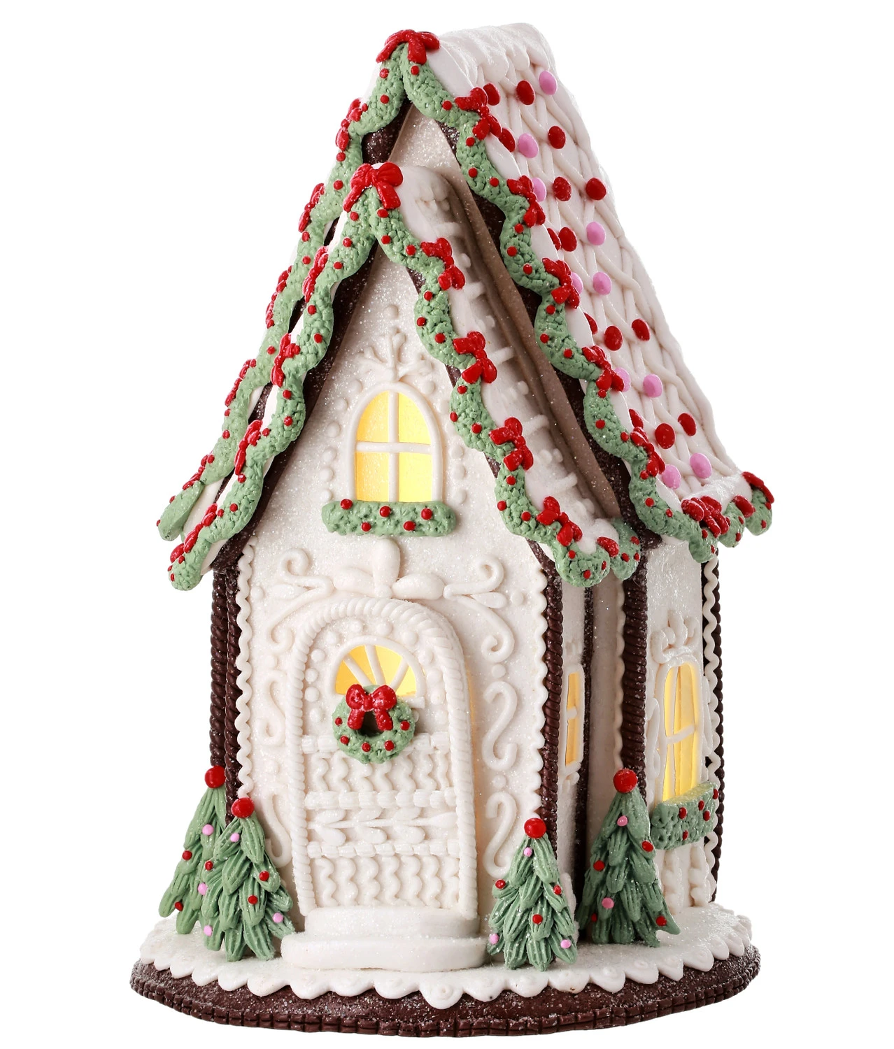 Regency 13" LED Lighted A Frame Christmas Gingerbread House Decoration MXT65504 3 Regency 13" LED Lighted A Frame Christmas Gingerbread House Decoration MXT65504